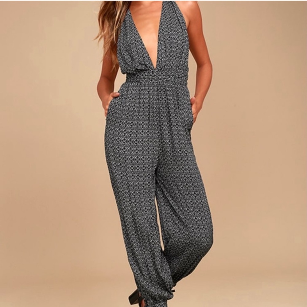 Black and White Jumpsuit